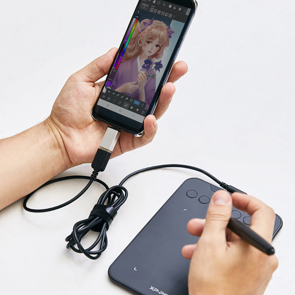 Графічний планшет XPPen Deco Mini4 – Компактний планшет для